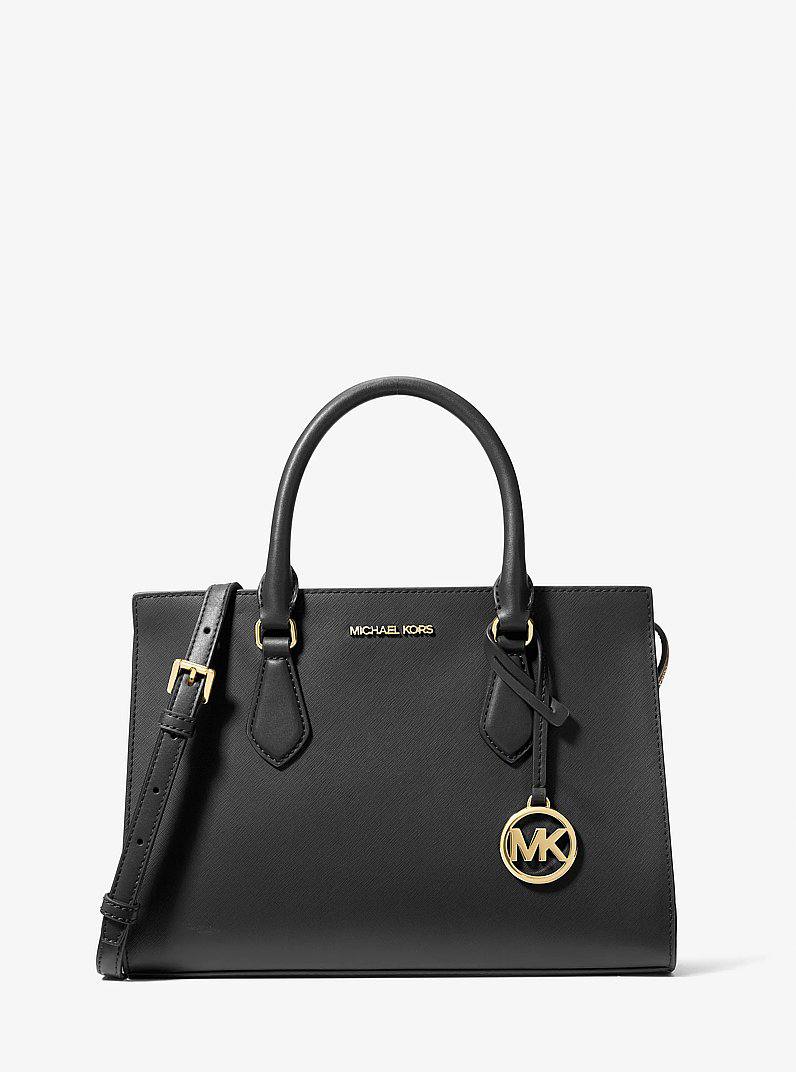 Michael Kors Sheila Medium Satchel Black 35S3G6HS2L