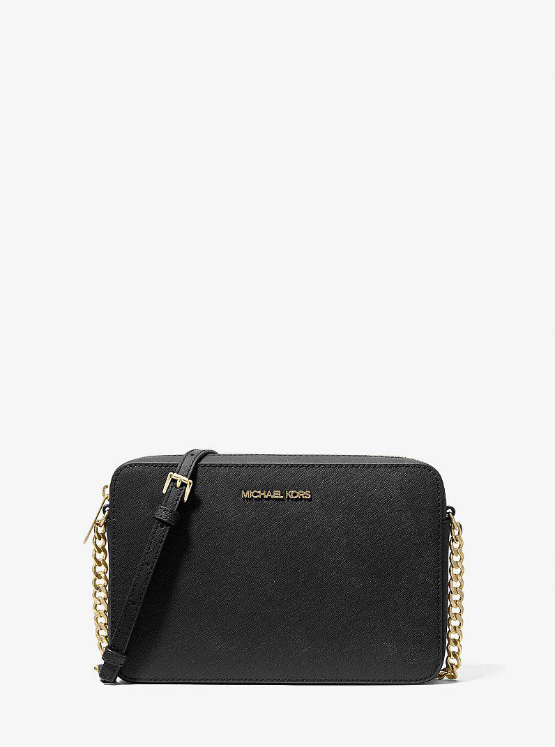 Сумка Jet Set з саф'янської шкіри від Michael Kors